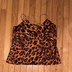 a new day Brown Leopard Print Camisole